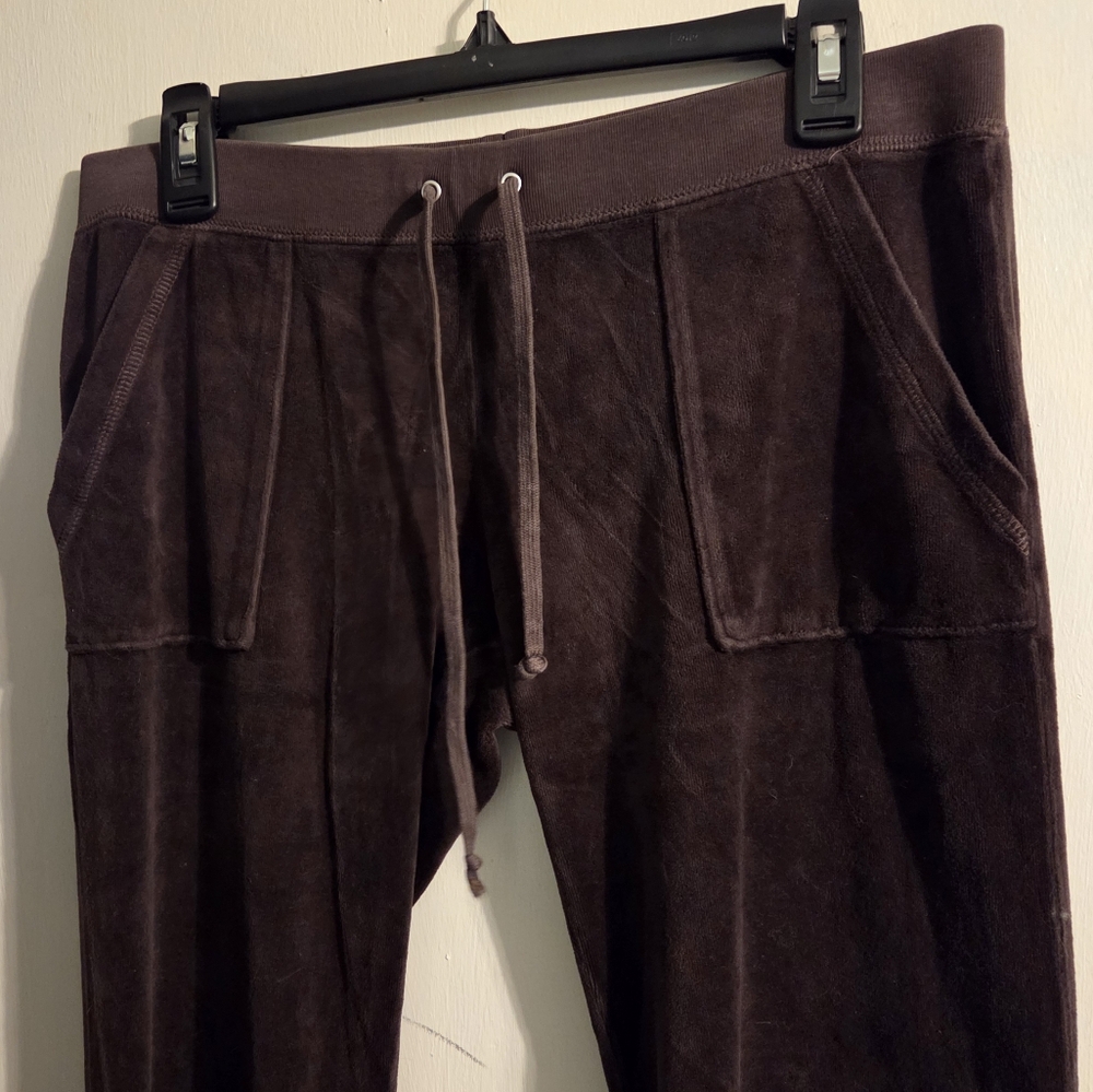 Juicy Couture Men's Dark Brown Corduroy Pants - Picture 2 of 8